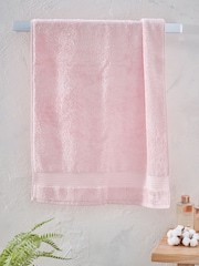 Pink Light Egyptian Cotton Towel - Image 2 of 5