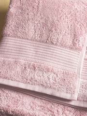 Pink Light Egyptian Cotton Towel - Image 3 of 5
