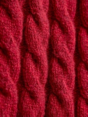 JoJo Maman Bébé Dark Red Reindeer Fairisle Christmas Jumper - Image 4 of 4