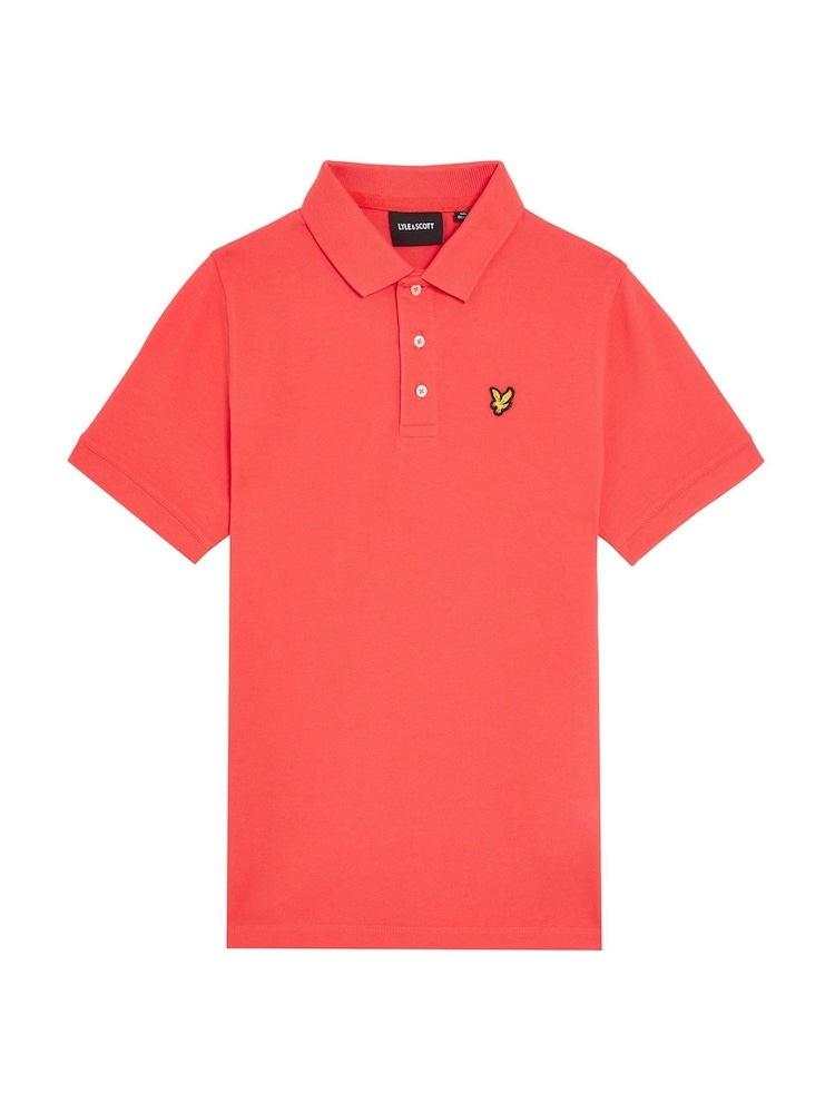 Lyle & Scott Coral Pink Boys Classic Polo Shirt - Image 1 of 3