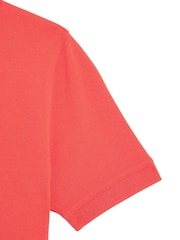 Lyle & Scott Coral Pink Boys Classic Polo Shirt - Image 2 of 3