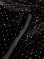 White Stuff Black Reagan Velvet Trousers - Image 6 of 6