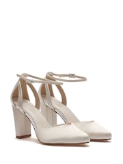 Rainbow Club Cream Wedding Eve Satin Bridal Shoes - Image 2 of 5