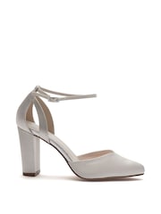 Rainbow Club Cream Wedding Eve Satin Bridal Shoes - Image 2 of 4