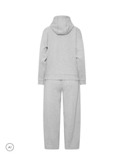 PixieGirl Petite Light Grey Funnel Neck Hoodie & Joggers Set - Image 6 of 6
