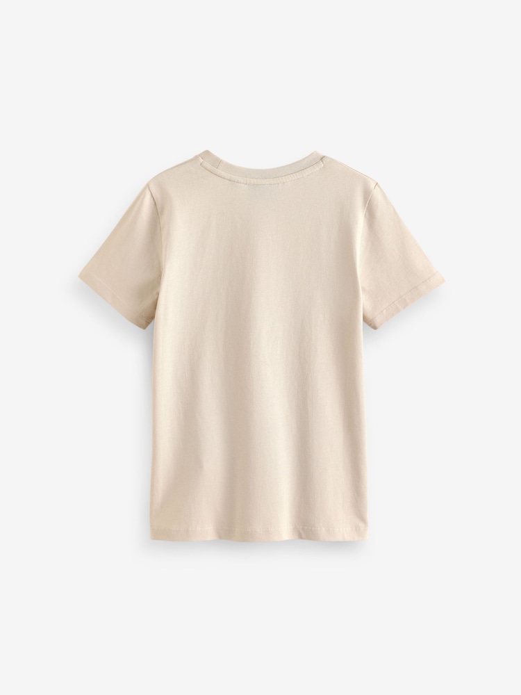 Lyle & Scott Natural Boys Essentials Crew Neck T-Shirt - Image 3 of 4