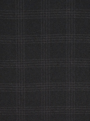 Black Skinny Fit Check Suit: Jacket - Image 5 of 6