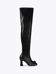 Kurt Geiger London Black Belgravia Cap Over The Knee  Boots - Image 1 of 4