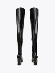 Kurt Geiger London Black Belgravia Cap Over The Knee  Boots - Image 3 of 4