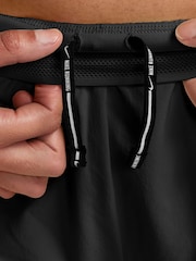 Nike Black Dri-FIT Aero Swift ADV Mid Rise 3 Running Shorts - Image 4 of 10
