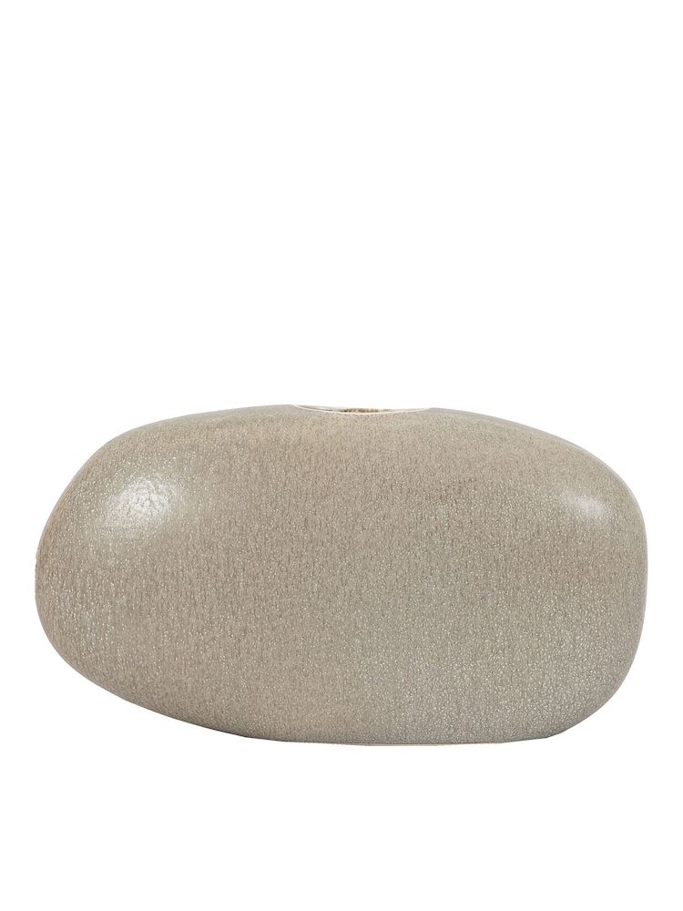 Gallery Home Grey Small Adelanto Pebble Vase - Image 7 of 7 Gallery Home Grey Small Adelanto Pebble Vase - Image 7 of 7
