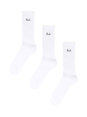 Pringle White Sports Socks 3 Pack - Image 5 of 6