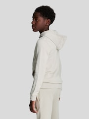 Lyle & Scott Natural Boys 100% Cotton Jersey Hoodie - Image 2 of 4