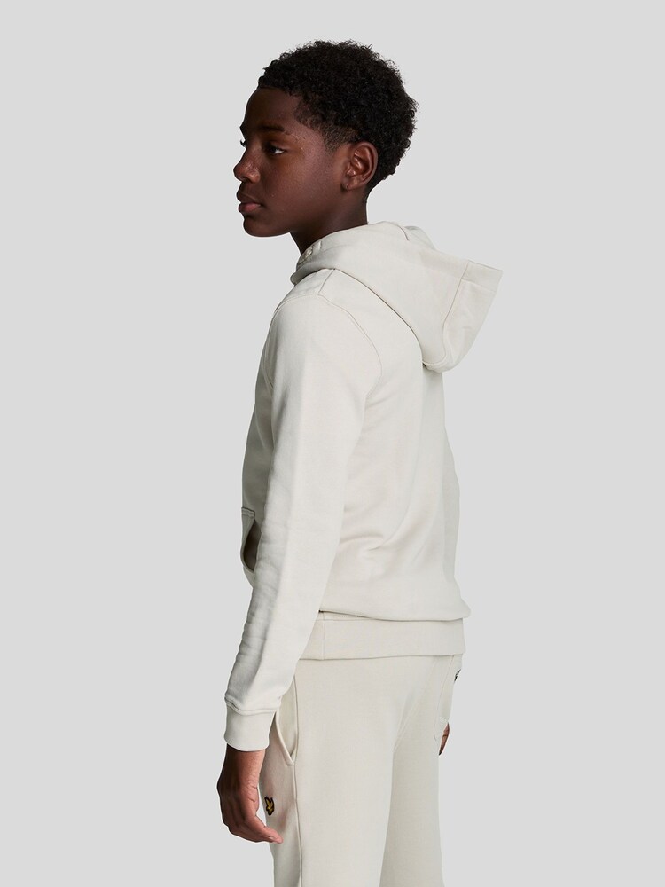 Lyle & Scott Natural Boys 100% Cotton Jersey Hoodie - Image 2 of 4 Lyle & Scott Natural Boys 100% Cotton Jersey Hoodie - Image 2 of 4