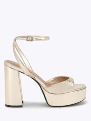 Gull - KG Kurt Geiger Aster Platform Heeled Sandals - Bilde 1 av 4