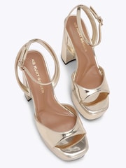 Gull - KG Kurt Geiger Aster Platform Heeled Sandals - Bilde 2 av 4