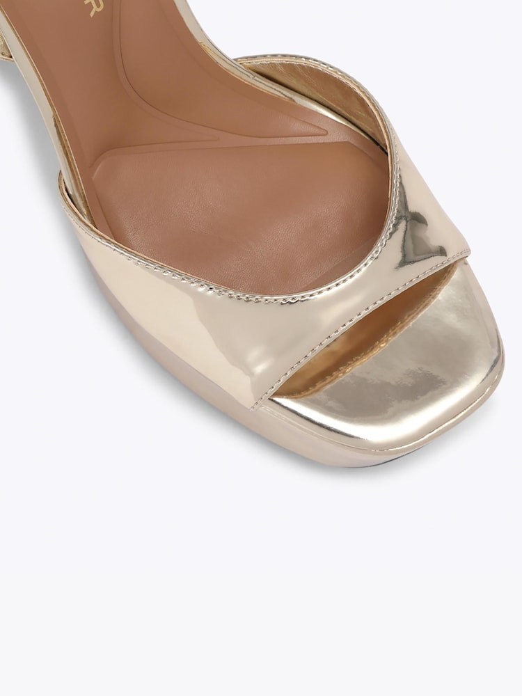 Gull - KG Kurt Geiger Aster Platform Heeled Sandals - Bilde 4 av 4