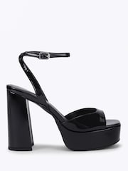 Svart - KG Kurt Geiger Aster Platform Heeled Sandals - Bilde 1 av 4