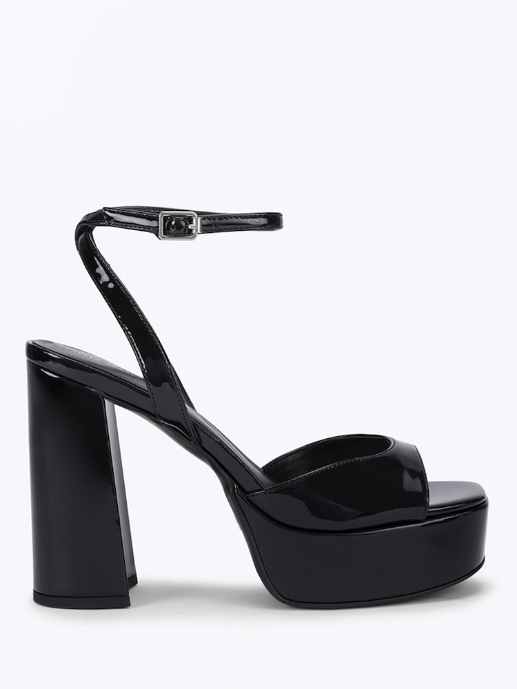 Svart - KG Kurt Geiger Aster Platform Heeled Sandals - Bilde 1 av 4