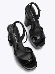 Svart - KG Kurt Geiger Aster Platform Heeled Sandals - Bilde 2 av 4