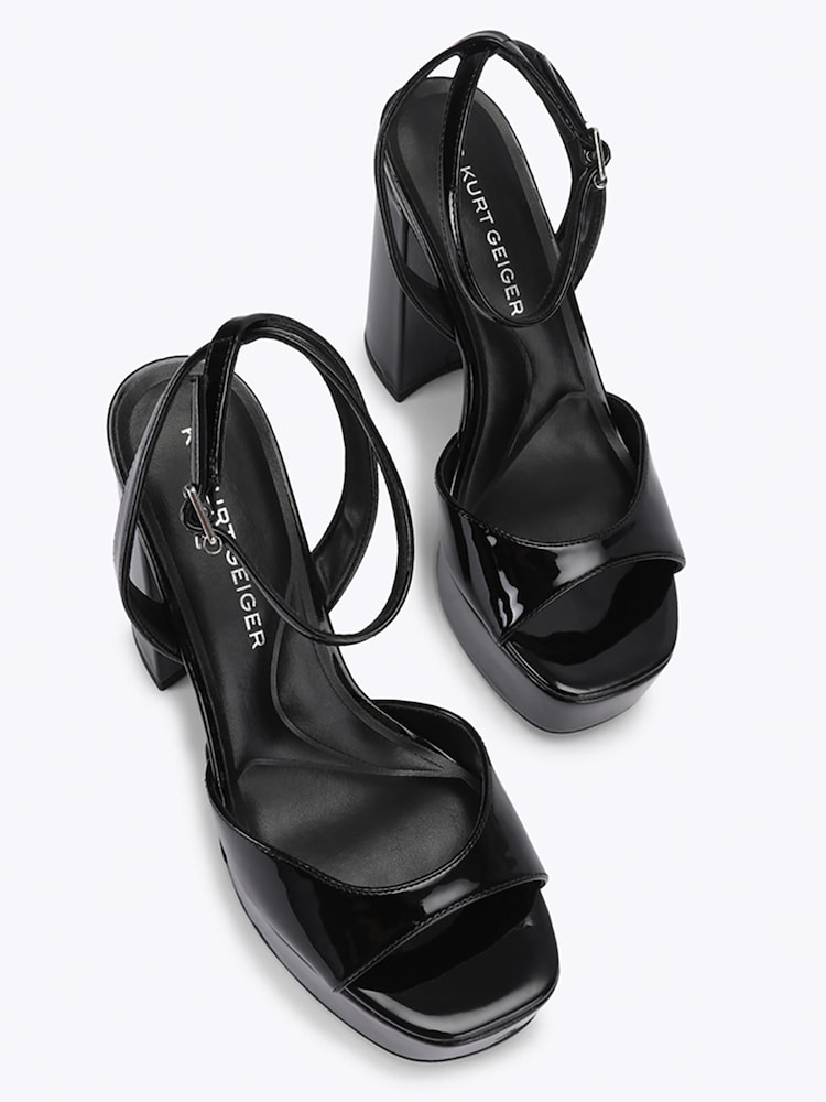 Svart - KG Kurt Geiger Aster Platform Heeled Sandals - Bilde 2 av 4