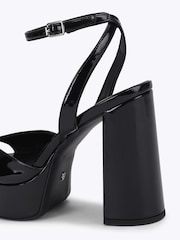 Svart - KG Kurt Geiger Aster Platform Heeled Sandals - Bilde 3 av 4