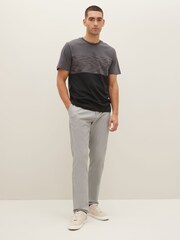 Black/Grey Slim Stretch Chino Trousers 2 Pack - Image 2 of 12