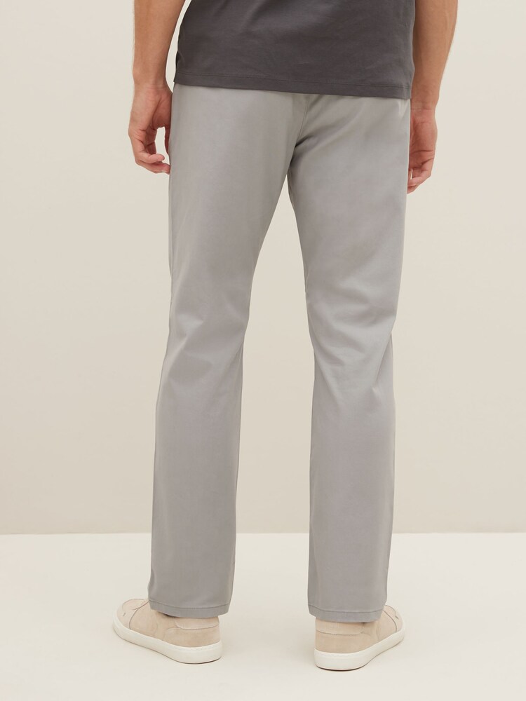 Noir/Gris - 2 de pantalons chino extensibles - Image 3 of 12