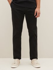 Black/Grey Slim Stretch Chino Trousers 2 Pack - Image 6 of 12