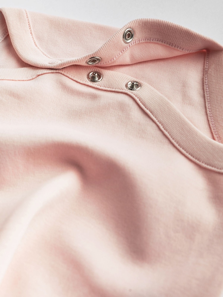 rožnata/bela - kratek rokav; s kratkimi rokavi Baby Bodysuits - Slika 6 iz 6 rožnata/bela - kratek rokav; s kratkimi rokavi Baby Bodysuits - Slika 6 iz 6