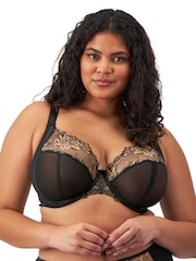 Elomi Black Teagan Underwire Plunge Bra - Image 1 of 5