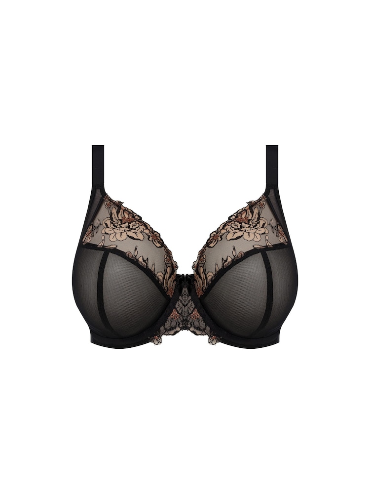 Elomi Black Teagan Underwire Plunge Bra - Image 5 of 5