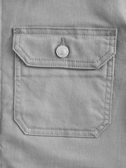 Blue Borg Collared Denim Trucker Jacket - Image 11 of 11