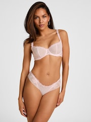 Hunkemoller Pink Brazilian Eleanora Knickers - Image 1 of 5