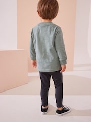 Green Dinosaur Long Sleeve 100% Cotton Top and Leggings Set (3mths-7yrs) - Image 2 of 8