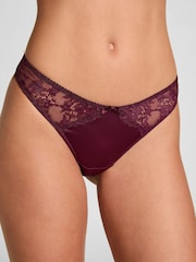 Hunkemoller Purple High Leg Naomi Thong - Image 2 of 5