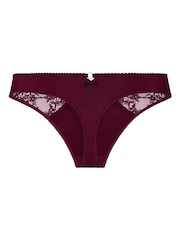 Hunkemoller Purple High Leg Naomi Thong - Image 5 of 5