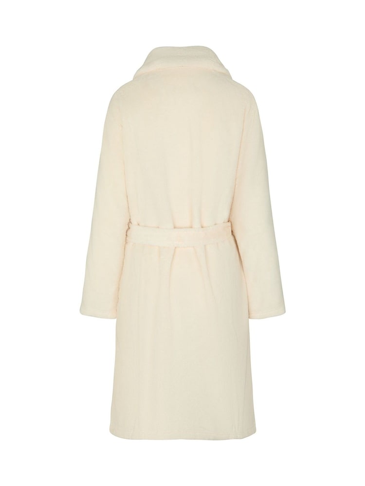 Hunkemoller White Fleece Bathrobe - Image 5 of 5 Hunkemoller White Fleece Bathrobe - Image 5 of 5