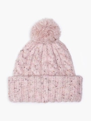 Levi's® Light Pink Back Patch Pom Beanie - Image 2 of 2