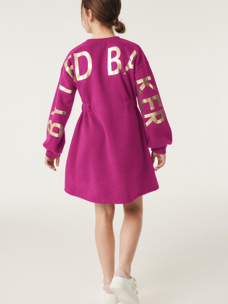 Baker by Ted Baker Branded Back Sweat Dress - Image 1 of 11