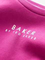 Baker by Ted Baker Branded Back Sweat Dress - Image 9 of 11
