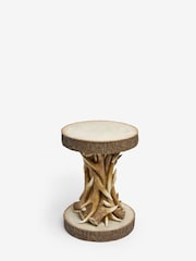 Natural Antler Resin Side Table - Image 3 of 6