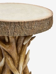 Natural Antler Resin Side Table - Image 5 of 6