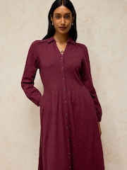 White Stuff Reegan Embroidery Jersey Dress - Image 3 of 6