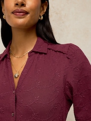 White Stuff Reegan Embroidery Jersey Dress - Image 4 of 6