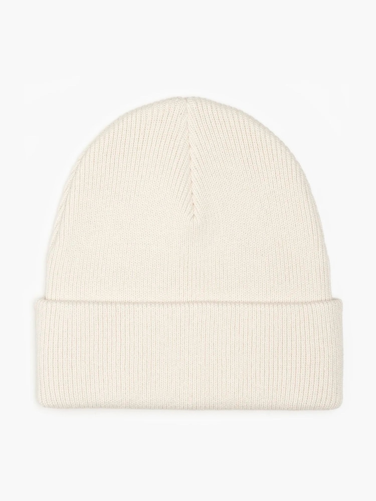 Levi's® Cream Back Patch 100% Cotton Beanie - Image 4 of 4