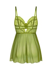 Hunkemoller Green Isabelle Babydoll - Image 5 of 5