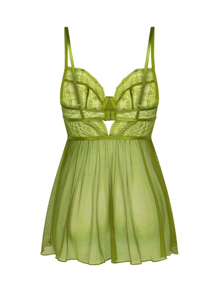 Hunkemoller Green Isabelle Babydoll - Image 5 of 5 Hunkemoller Green Isabelle Babydoll - Image 5 of 5