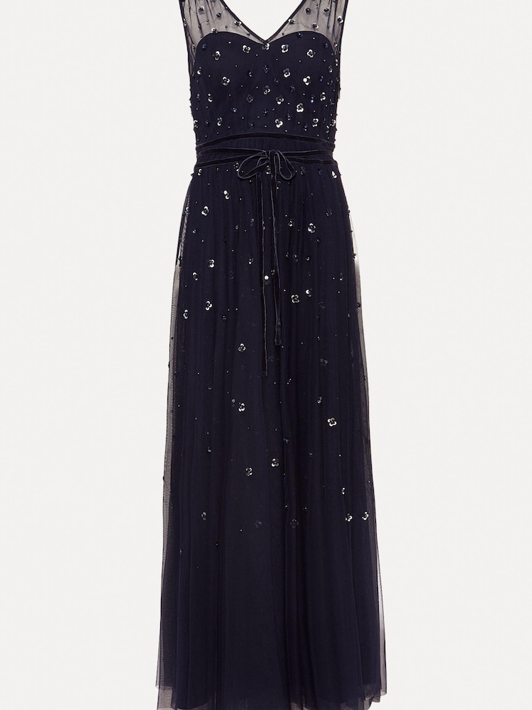 Phase Eight Blue Marcia Sequin Tulle Dress - Image 5 of 5