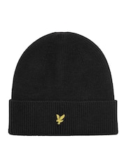 Lyle & Scott Black Boys Beanie - Image 1 of 3